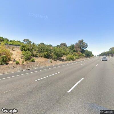 Silver SUV stopped on I-280 shoulder near El Monte