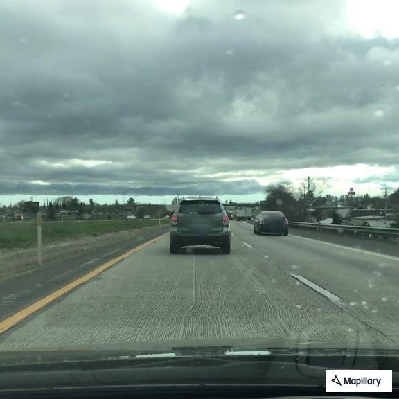 Livestock truck on fire on northbound Highway 99