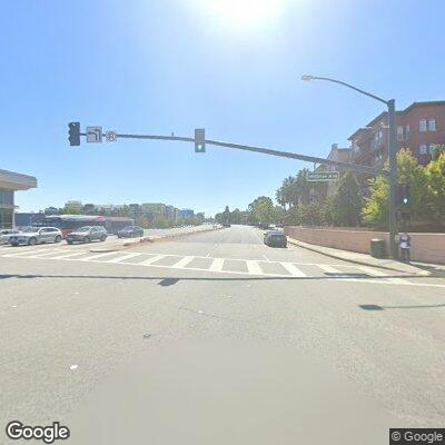 Traffic stop on white Mazda pickup in Millbrae