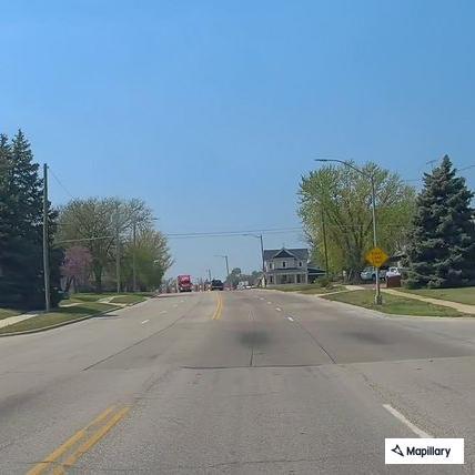 Pickup truck fire reported at First and Mound