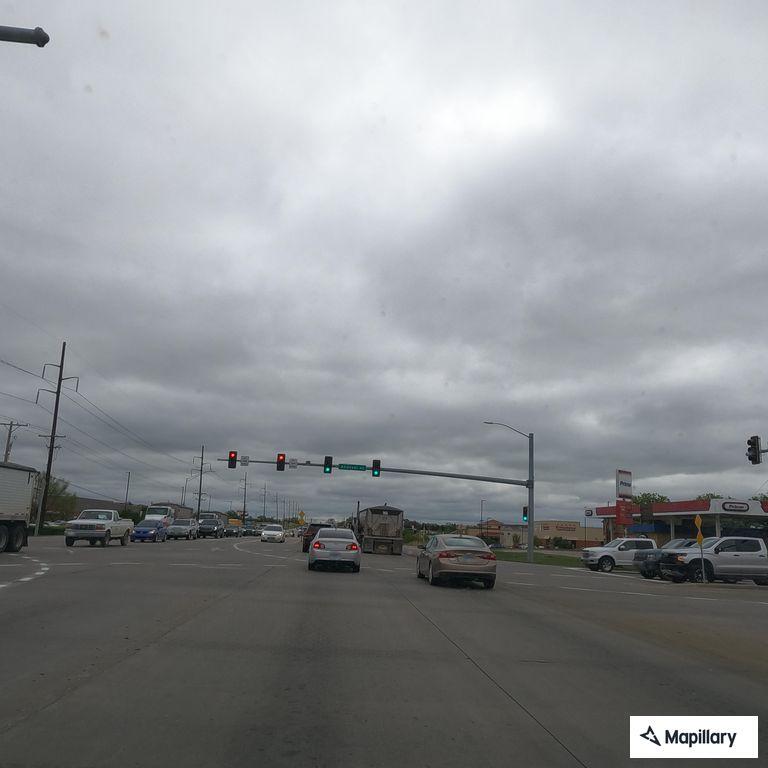 Metal debris in eastbound lane on Highway 54