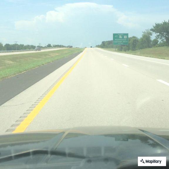 Disabled vehicle on Highway 13 near Humansville