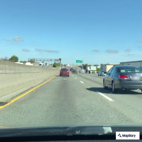 Reckless driver in white sedan on I-80 westbound