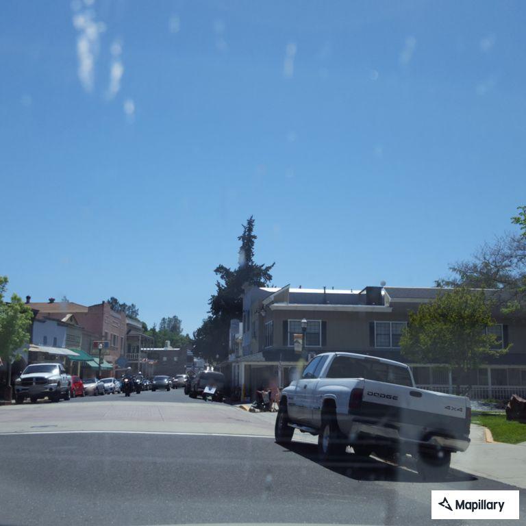 Person having difficulty breathing on Main Street