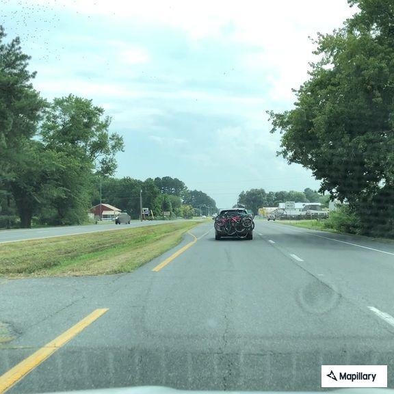 Traffic crash with fire on Lankford Highway