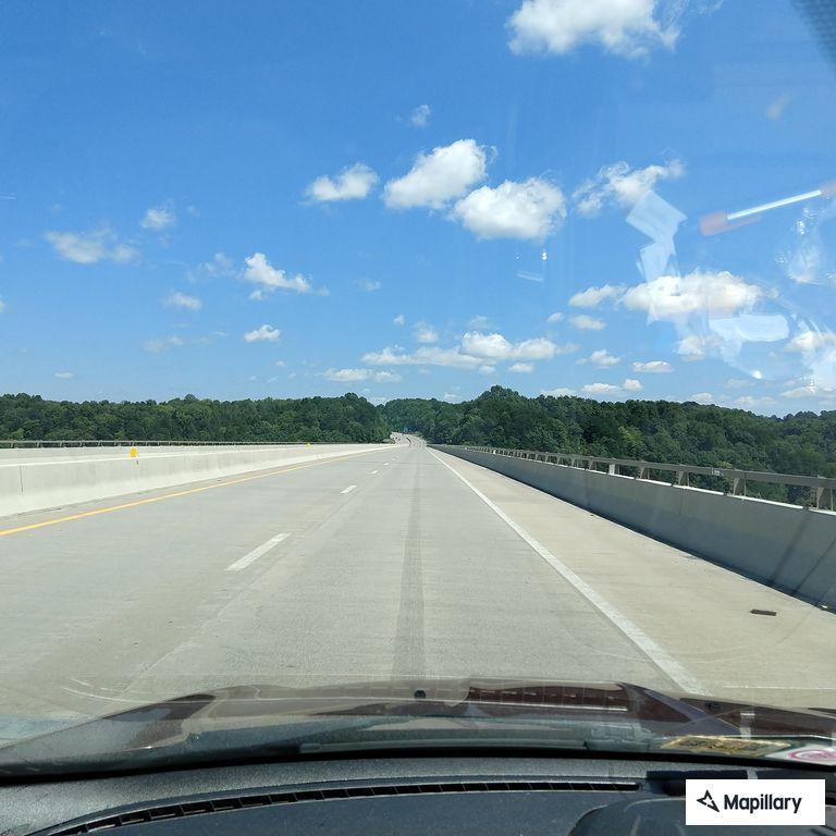 Single-vehicle crash involving deer on bridge