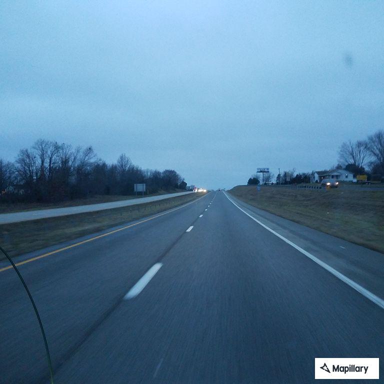 Car crash into median on I-44 near mile marker 203