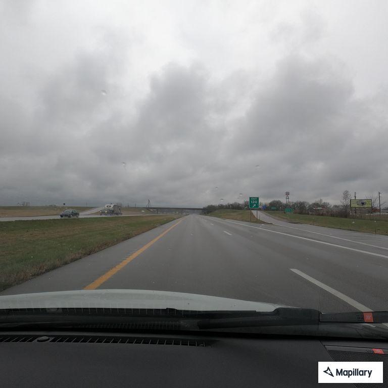 Tractor trailer tire debris on I-49 near Rich Hill