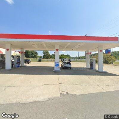 Car on fire at Summersville gas station