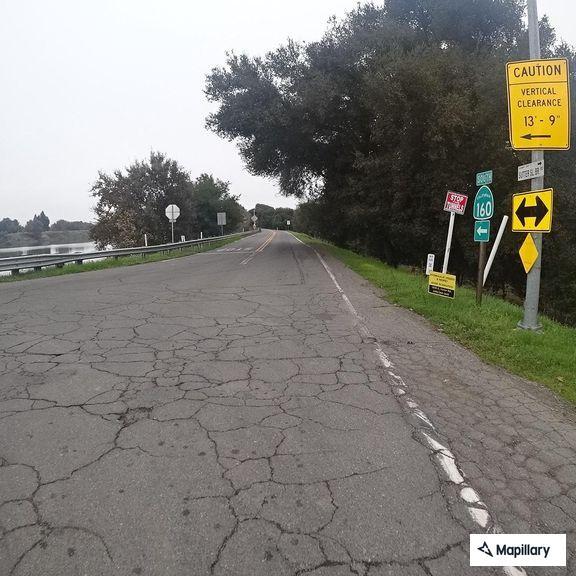 Search for possible capsized boat on State Route 160
