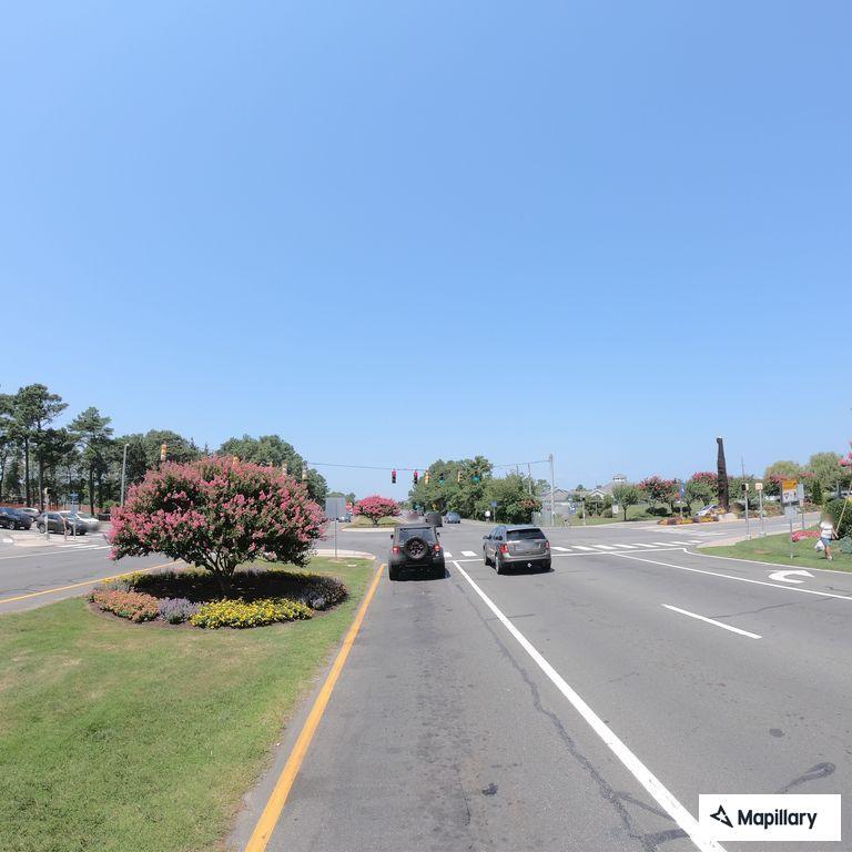 Landing zone set up for medical helicopter at Garfield Parkway