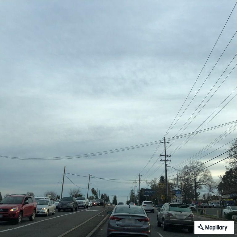 Traffic stop on Manzanita Avenue and Winding Way