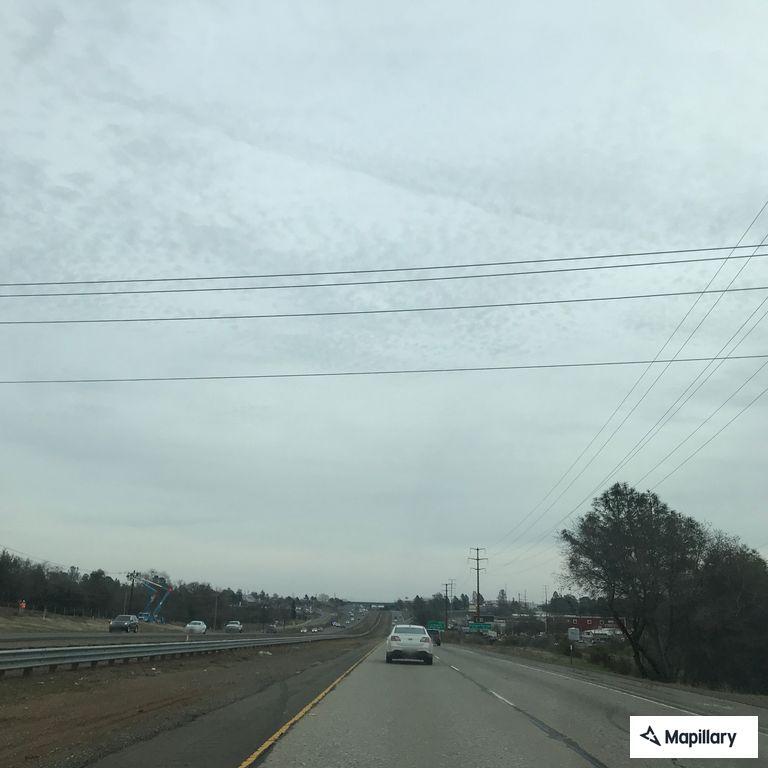 Trucks tailgating on US-50 near Shingle Springs