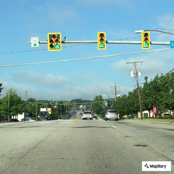 Traffic stop on Richmond Highway at Lukens Lane