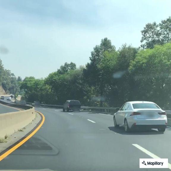 Stalled vehicle on westbound Highway 50