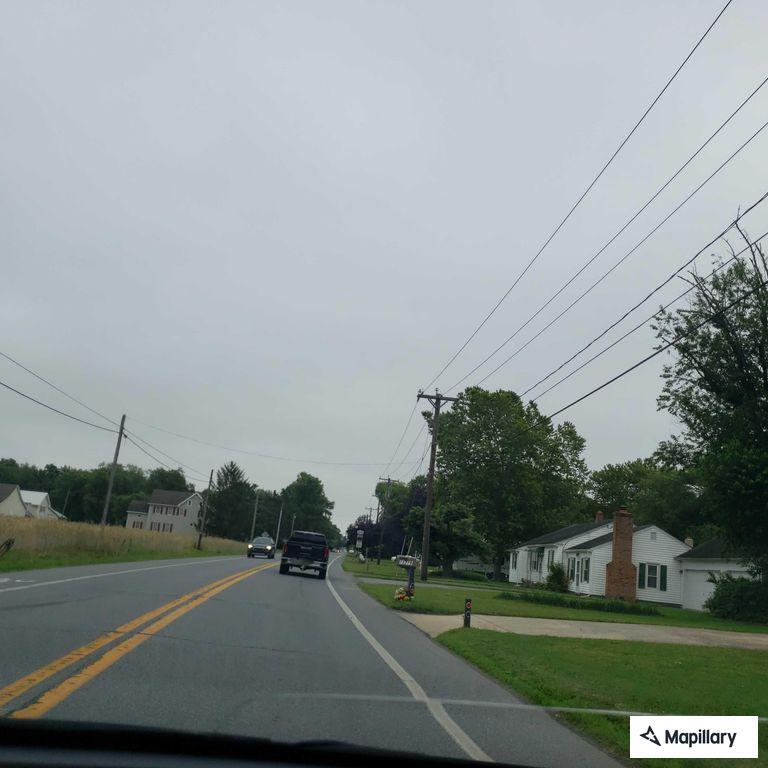 Sand blocking road at North Old Road and Johnson Road