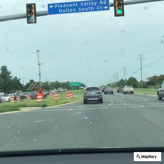 Medical emergency at Route 50 and Pleasant Valley Road