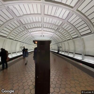 Broken glass reported on train car at Columbia Heights