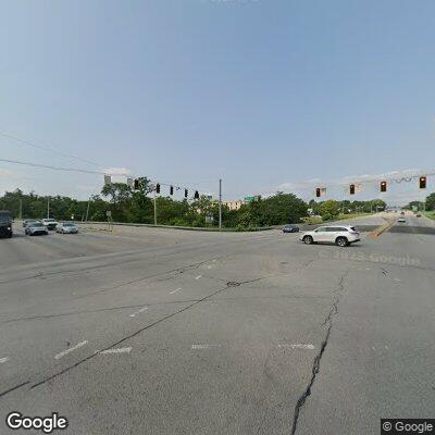 Red motorcycle without plate at Walnut and Bypass