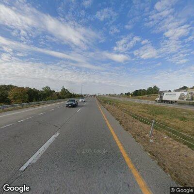 Ladder blocking left lane on I-35 northbound