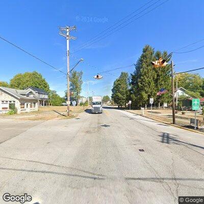 Man clutching chest in black Toyota at Midland and Main