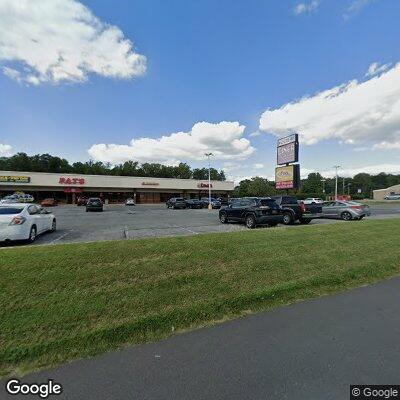 Person with ineffective breathing at shopping center