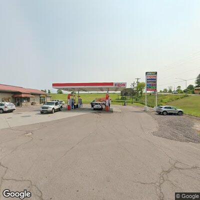 Officers check truck parked overnight at gas station