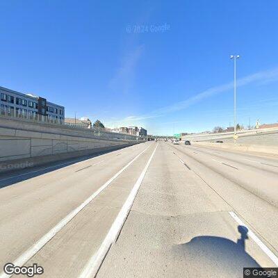 Crash blocking lane on I-25 at Colorado Boulevard