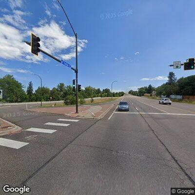 Blue truck driving aggressively near Highway 40