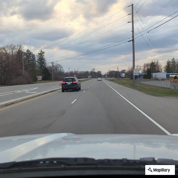 Vehicle disabled after crash on Hoke Road