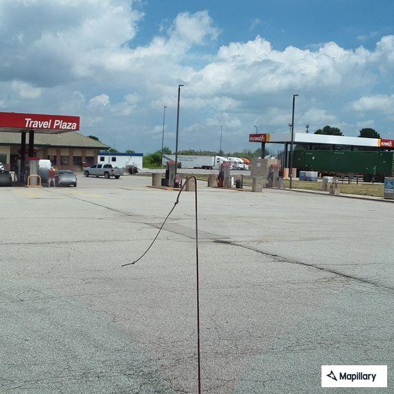 Two semi trucks collide in Flying J parking lot