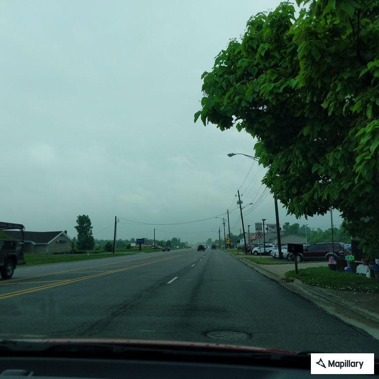 Report of intoxicated driver in blue convertible