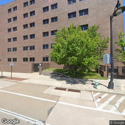 Man with chest pain at Justice Center in Camden