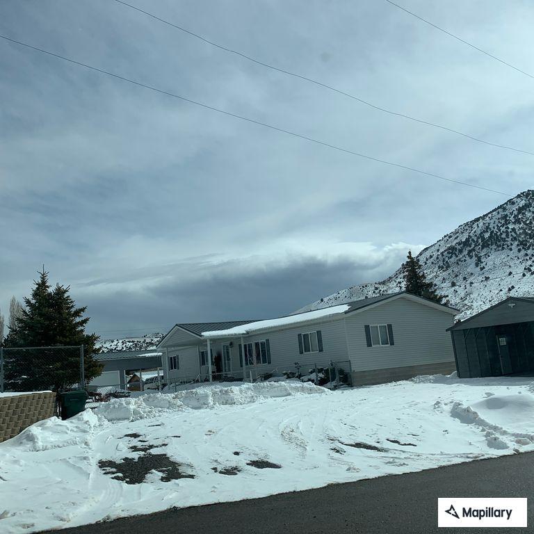 Resident watches wildfire from Mill Road