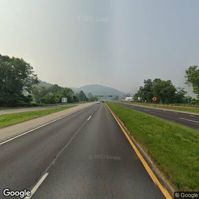 Reckless blue sedan swerving on Route 2