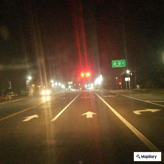 Report of man bent over at intersection
