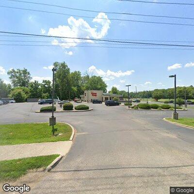 Person experiencing breathing difficulty at Pizza King