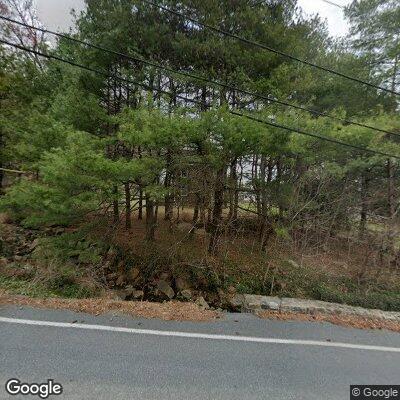 Low wires partially blocking lane on Spook Lane