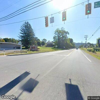 Disabled pickup truck on Route 22 near Mill Creek