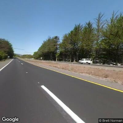Roadside vegetation fire on Highway 101 near Rio Dell