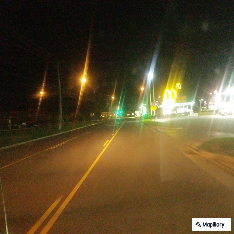 Traffic stop and crash involving white Honda Accord