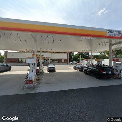 Car smoking at Shell gas station in Seaford