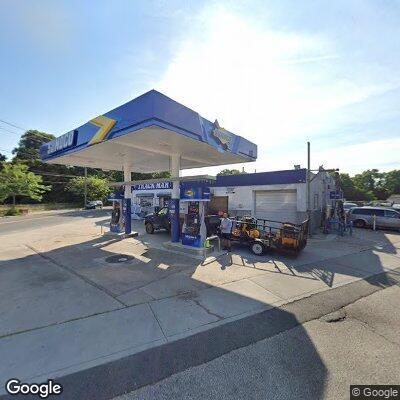 Person reporting chest pain at Mastic Beach gas station
