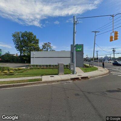 Person running into traffic on Old Country Road