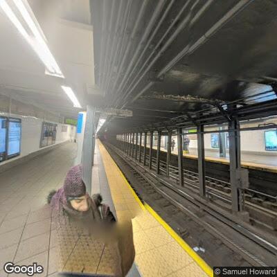 Person reported on subway southbound express track
