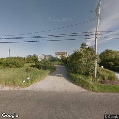 Flooded roadway on Dune Road in Quogue Village