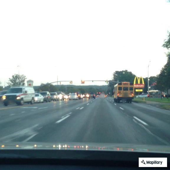 Gray pickup swerving on interstate near exit 63