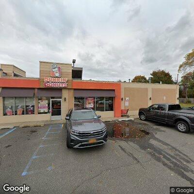 Two-car crash in Dunkin' Donuts parking lot