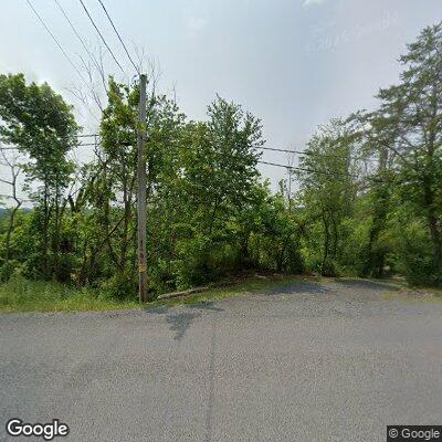 Fallen trees block road in Snydertown borough