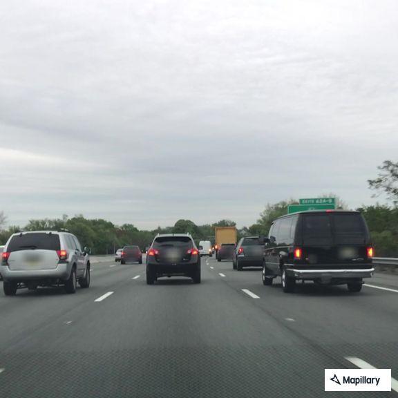 Large potholes on I-80 near Elmwood Park ramp